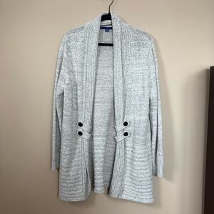 APT 9 - Women's AB Studio Shawl Collar Sweater Cardigan XXL Off white